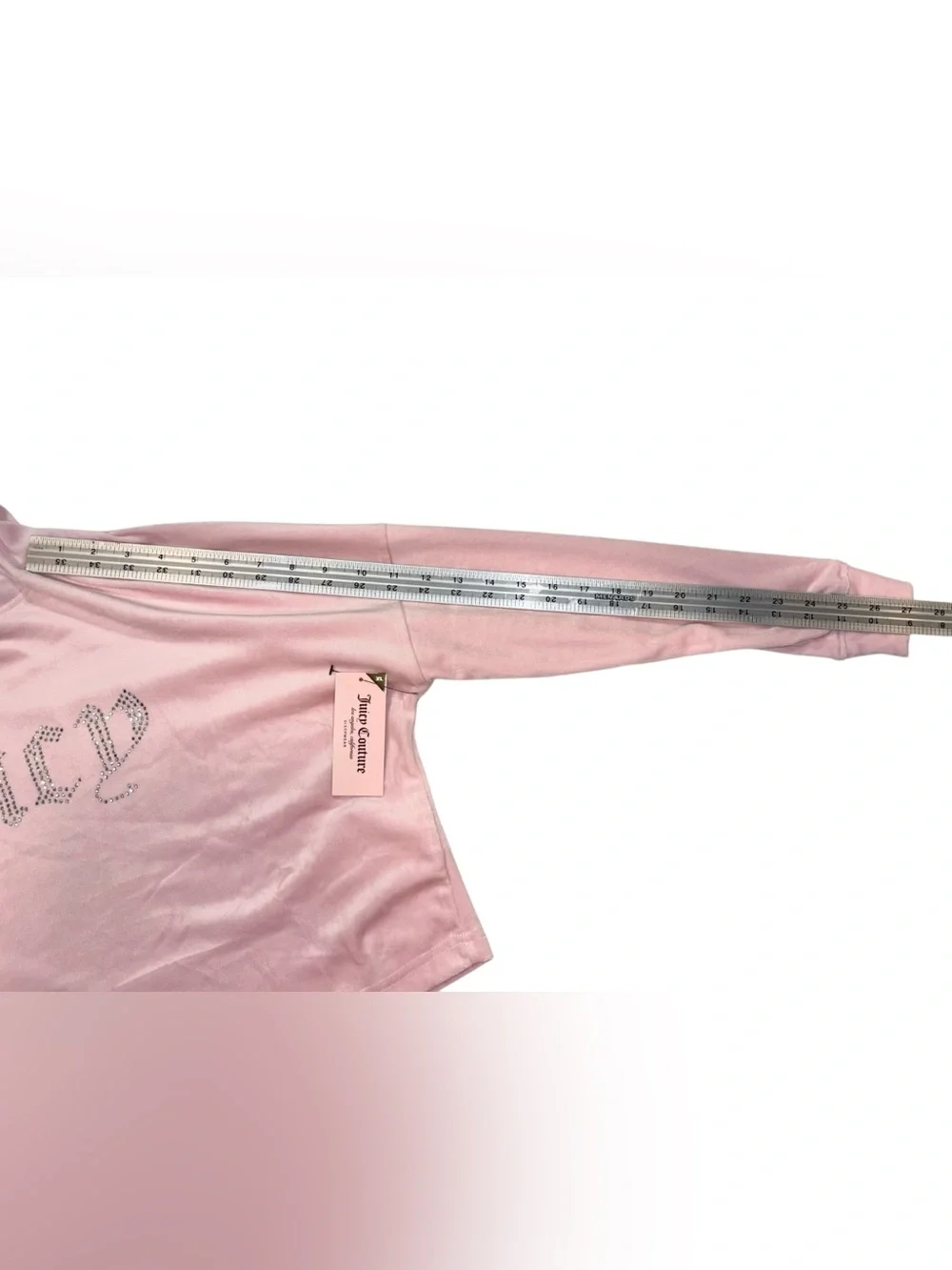 NWT Juicy Couture Velour Sleepwear Lola Pink Rhinestone Logo 2-Pc Lounge Set XL